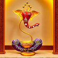 [Aangandécor] Metal Ganesha Diya Holder